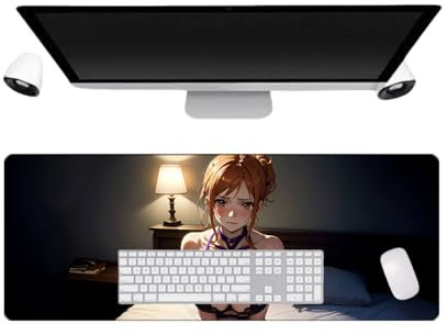 One Piece NaMi Anime Large Tapis de Souris, 800 x 300 x 3mm, Bureau Anti-Glissant Surface Texturée pour Ordinateur pour Ordinateur Gamer-Bureau-Maison et Portables
