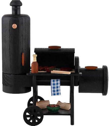 Erzgebirgische Volkskunst Frank Neumann Räucher-Grill Barbecue-Smoker - 21 cm