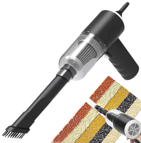 Generisch Aspirateur de Voiture, aspirateur à Main pour Voiture | Aspirateur Portable sans Fil – Aspirateur Rechargeable – Mini aspirateur de Voiture avec Filtration très