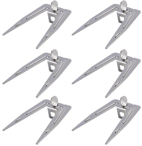 Riven 6Pcs Stainless Steel Rotating Roasting Forks for Rotisserie and Air Fryer, Meat Fork and Barbecue and Camping Tool
