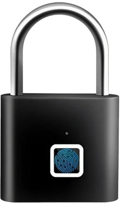 Candado Para Taquilla,Cerradura De Huella Digital Con Carga USB | Cierre de Vestuarios - Para Exteriores Cobertizo Puerta Jardines Dormitorio Armario Escuela Almacén