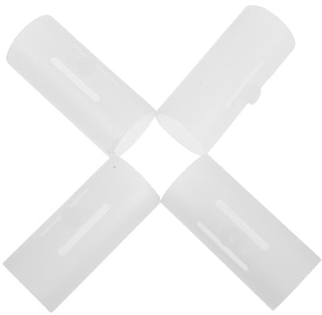 Roleader Shower Bracket Anti-Slip Sleeves 4Pcs 25Mm Round Plastic Inserts for Bathroom Shower Head Support Repair Parts