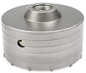Vetrineinrete® Fresa carotatrice a tazza in acciao ø 120 mm ø foro 25 mm per muro fai da te E27
