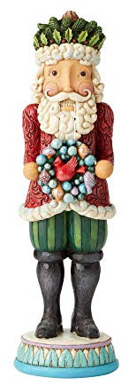 ENESCO Heartwood Creek Jim Shore 6004190 Winters Warm Wonders Wonderland Nutcracker - Nutcracker - The and the Mouse King Figurine - Multicolored with glitter finish