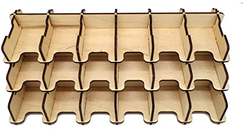 docsmagic.de Card Holder - 18-Compartment 1500+ Mini Cards - Kartenhalter