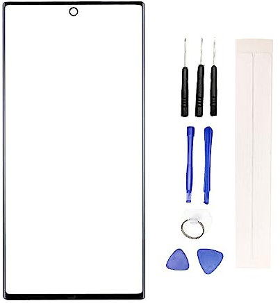 JayTong Verre Avant Externe De Rechange Vitre Frontale Écran Remplacement + Outils pour Galaxy Note 10 Note10 SM-N970F SM-N970F/DS (Not LCD and Not Digitizer) Noir