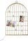 Vertbaudet Memoboard mit Licht,Vogelbauer Gold ONE Size