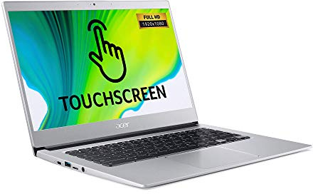 Acer Chromebook 14 CB514-1HT - (Intel Pentium N4200, 4GB RAM, 128GB eMMC, 14 inch Full HD touchscreen display, Chrome OS, Silver) (Renewed)