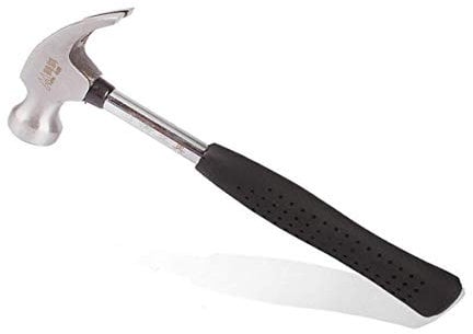 4oz 160mm Claw Hammer Mini Hammer Rubber Handle Nail Remover Woodworking Craft for Kids and Students