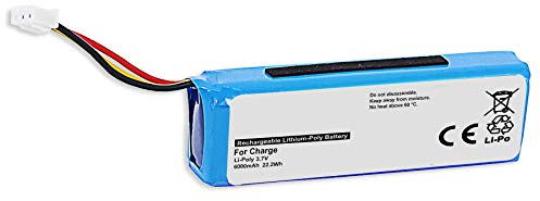 Ersatz-Akku kompatibel mit JBL AEC982999-2P für JBL Charge (Version 2013) [6000mAh - 3.7V - LiPo - 100% kompatibel]