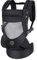 Babytrage ergonomische für Neugeborene 3D-Mesh super ergonomisch 4 Positionen mit verstellbarer Kapuze von 4 Monaten bis 18 kg (Schwarz)