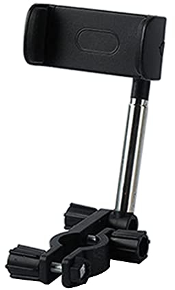 MoreChioce Handyhalterung Auto Rückspiegel, Universal Handyhalter 360° Drehung Rückspiegelhalterung Innenspiegel Autohalterung Rückspiegelhalter Ständer mit Teleskoparm,Schwarz