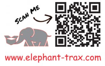 Elephant Trax Smart Storage QR-Etiketten zum Organisieren, Umzug, Lagerung und Lagerverfolgung (80)