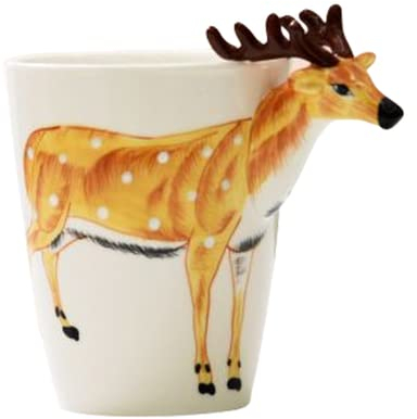 Taza con animal en el interior Café 3D Tazas lindas Perro Gato Elefante Vaca Animal personalizado, Novedad Taza divertida Regalo para mujeres Hombres Cumpleaños Día de San Valentín 03