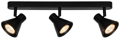 Nordlux Eik Spot Light Black Metal Hallway GU10 Mains