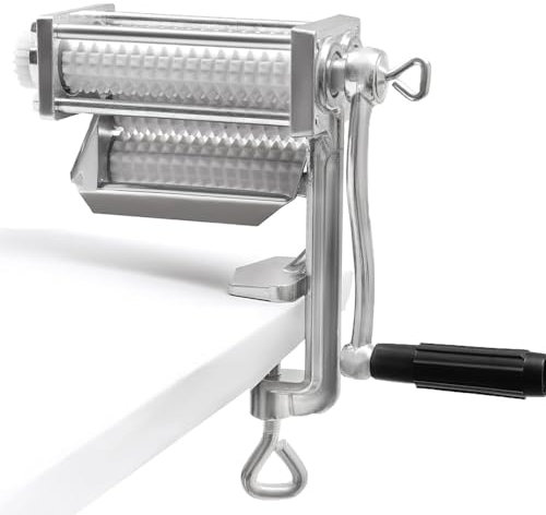 RLOZUI Heavy Duty Manual Meat Tenderizer Cuber Tool Steak Flatten Cuber Rolling Meat Poultry Tenderizer Machine Clamp on Meat Tenderizer Kitchen Tool