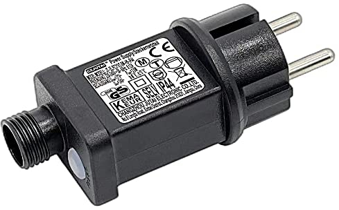 JnDee 31V 6W Weihnachts-Fairy Light Ersatznetzteil, Strom bis zu 800LEDs, funktioniert mit den meisten Projektoren, String-, Netz- und Eiszapfenlichtern