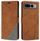 SONWO Hülle für Google Pixel 7 Pro, Premium PU Leder Handyhülle Flip Case Wallet Silikon Schutzhülle Klapphülle für Google Pixel 7 Pro, Braun