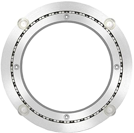 WORDFUN Kugellager Drehbar, Runde Platte Plattenspieler, Aluminiumlegierung, Starke Tragfähigkeit, Schützen Sie Den Desktop, Für TV Tischplatte Drehteller Kugellager, Lager Esstisch Rotierende Platte