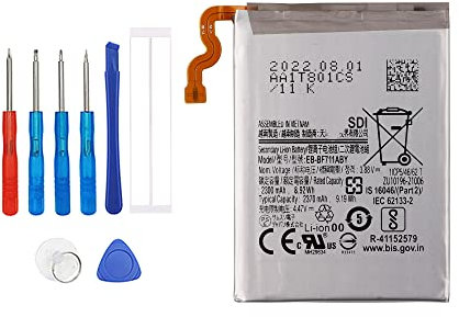 Vvsialeek EB-BF711ABY Batterie de rechange pour Samsung GALAXY Z-F3 5G (F711B) avec kit d'outils (2300 mAh)