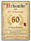 Tigerlino® Personalisierte Urkunde zum 60. Geburtstag Geburtstagsurkunde Jahrgang 1965 Geschenk Männer Frauen 60 Jahre Geburtstagsgeschenk Geburtstagskarte 60. Geburtstag Geschenkidee personalisierbar