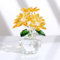 Movdyka Statuette di bouquet di margherite gialle di cristallo, regali per lei, ornamenti floreali in vetro, per donne, soggiorno, fiori da collezione, fermacarte, regalo per Natale, compleanno, San