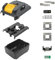 Li-ion Battery Case Parts Cover Replacement for Dewalt 12V Battery, 6-Cell Battery Case Replacement Cover Housing Repair Kit Parts for Cordless Power Tools