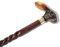 NautiKraft Antique Wooden Walking Canes with Unique Brass Rabbit Head Handle, Decorative Mobility Aid for Style and Support