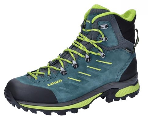 LOWA Stiefel mittel RANDIR GTX MID blau/limone, 41