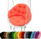 Olenka Rückenkissen für Hollywoodschaukel, Sitzkissen, zum Aufhängen, Schaukel und Rattan, Hängematte, Terrasse, Garten, Korb, drinnen und draußen, bequem (orange)
