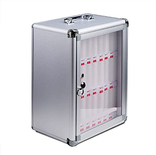 Boîte de gestion de rangement pour téléphones portables murale transparente, casier portable pour étudiants, boîte de rangement pour téléphones, coffre-fort pour téléphones(24(28.5*20*38cm))