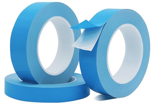 Aairhut Wärmeleitklebeband, 25 m x 15 mm x 0,2 mm Doppelseitiges Kühlband für Heatsinks – Hochleitfähiges Thermoband für LED, IGBT, IC-Chips, Computer CPU/GPU, Module, MOS-Röhren & SSDs