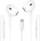 USB C Kopfhörer für iPhone, iPhone 16 Kopfhörer mit Kabel, Typ C Kopfhörer mit Kabel, mit Mikrofon und Fernbedienung, Geräuschunterdrückung für iPhone 16/15 Pro/Google Pixel/Samsung S24