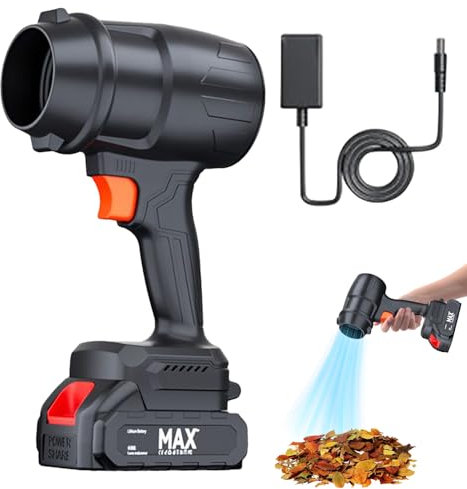 Elektrische Gebläse kabellos, Autotrockner Luftgebläse | Leistungsstarker tragbarer schnurloser Gebläseauto Trockner - Leichte komprimierte Störungen für die Gartenreinigung Terrasse Wartung im Freien