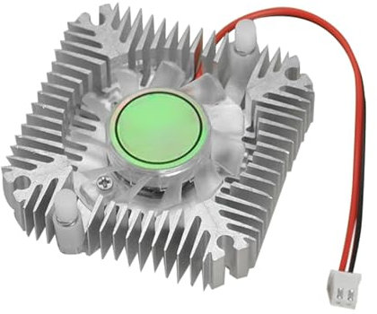 Ventola GPU, Dissipatore VGA per Schede Video in Alluminio, Dissipatore a Basso Rumore per Computer Lavoro Casa Ufficio, Distanza Fori Chip 55mm