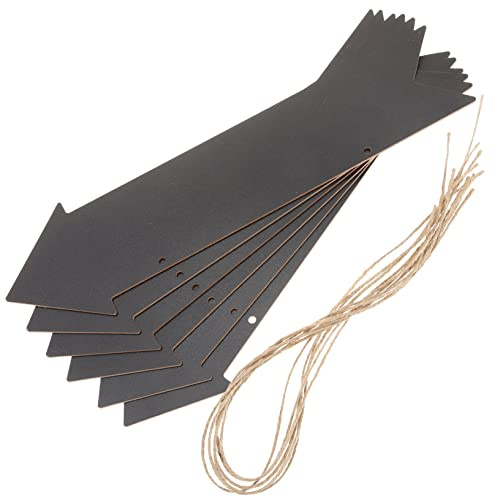 Abaodam 6Pièces Panneau Directionnel Signe de Personnalisable pour Mariage et Événements Facile à Installer et Durable