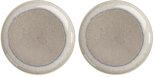 like. by Villeroy & Boch Perlemor Sand Frühstücksteller 24 cm (Packung mit 2)