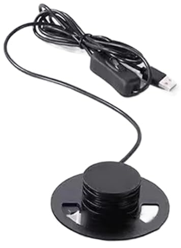 Fegtrtyoa LED Moos Pflanzenlicht - Belüftetes Hydroponisches Aquarien Terrarium Wachstumslicht, USB Eco Flaschenlampe D10/12/15/20cm 5W 10cm