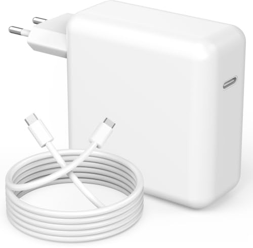 Cargador para MacBook Air, Cargador rápido USB C de 67W Compatible con MacBook Air 2020/2019/2018, MacBook Pro 13/14/15/16 Pouces 2024 2023 2022 2021 2020, M1 M2 M3 M4 iPad, con Cable 2M / 6.6FT