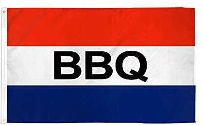 AZ FLAG - Flagge Barbecue - 150x90 cm - BBQ Fahne 100% Polyester mit Messing-Ösen - 110g