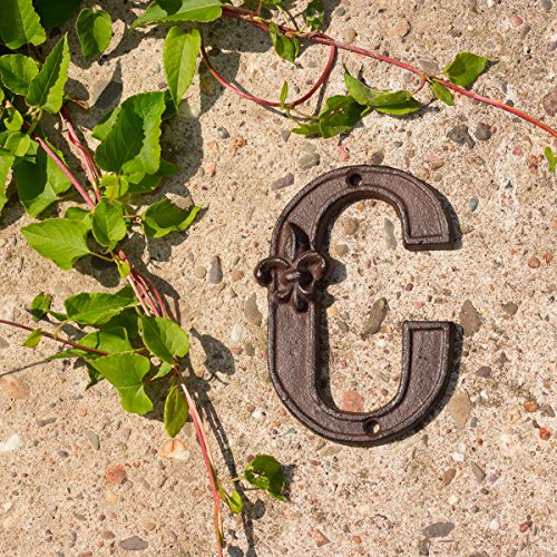 Antikas - Geschmackvoller Buchstabe C für Ihre Hauswand, antike Hausnummer- Erweiterung