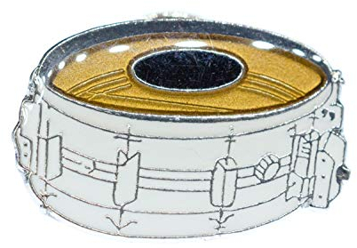 Miniblings Trommel Snare Drum Brosche Percussion Musiker Musik Pin - Handmade Modeschmuck I Anstecknadel Button Pins
