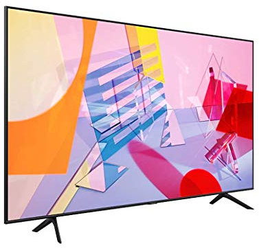 Samsung QE50Q60TAUXZT Smart TV 50” QLED 4K, Ultra HD, Dual LED, Processore Quantum Lite, Quantum HDR, Wi-Fi, New Bezel-less design, Nero, 2020, Alexa integrata