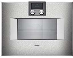 Gaggenau - Forno combinato a vapore con cerniere a dx BS 450 111 finitura acciaio inox da 60 cm