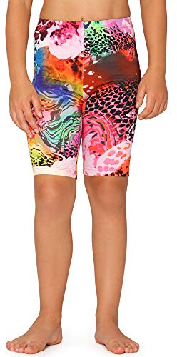 Merry Style Mädchen Kurze Leggings MS10-406(Mehrfarbig Drucken,140)