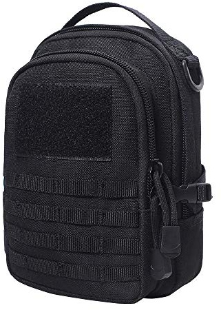 Militär Molle Tasche, Taktische Hüfttaschen, Wasserdicht Kompakt Gürteltasche Beutel Taille Taschen für Gadget-Dienstprogramm Handy Camping Wandern und Reisen