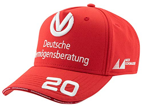 Mick Schumacher Cap Weltmeister 2020 rot