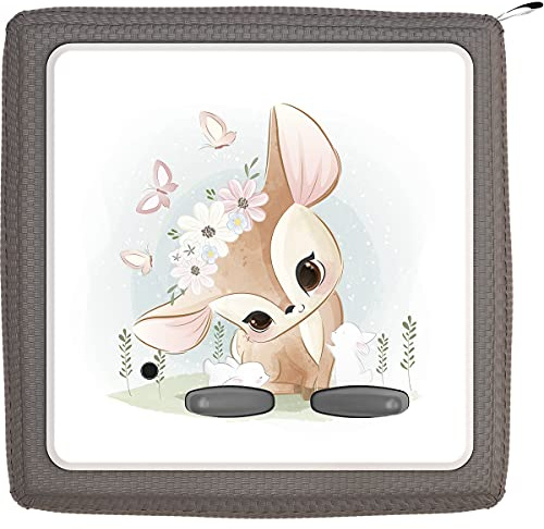Coverlounge Film suitable for the Toniebox | Protective Film Aufkleber | Deer Kits with Butterflies