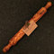 What the Art!® Olive Wood «The Baker» | Olivenholz Wellholz | Handarbeit | ca. 40 cm | Teigroller - Nudelholz - Backrolle - Pizzaroller