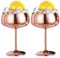 Ticarus Cocktailschale Rotweinglas aus Edelstahl, Cups Champagne, Sektgläser, Anti-Fall, Cocktailschalen für uhause, Restaurants und Partys Bar KTV(2Pack)